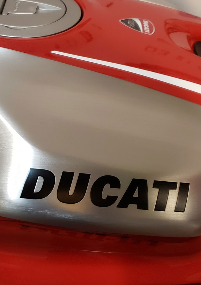 Delerue l'expérience moto Ducati